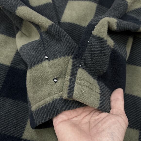 Columbia Fleece For bugaboo II Interchange Jacket Mens Size XL Blue Plaid *READ* - Picture 4 of 9